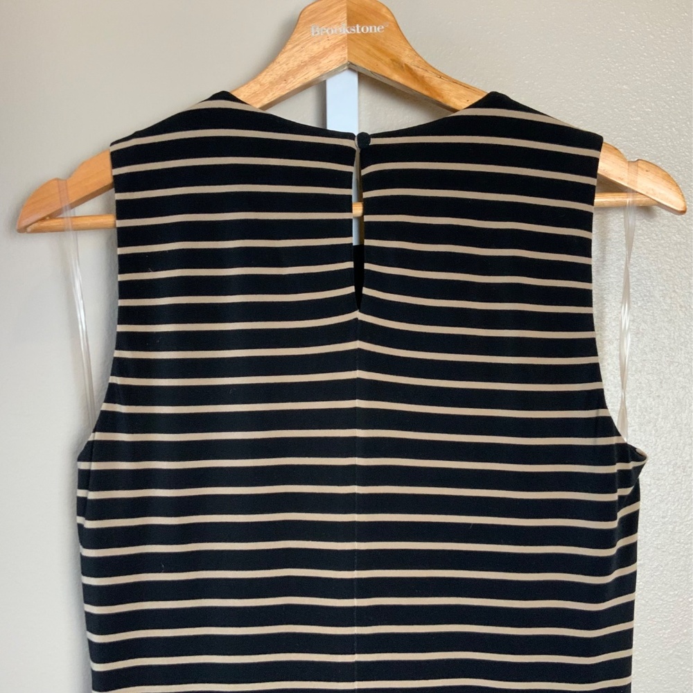 Lauren Ralph Lauren Striped Sleeveless Draped Maxi Dress - Picture 14 of 16